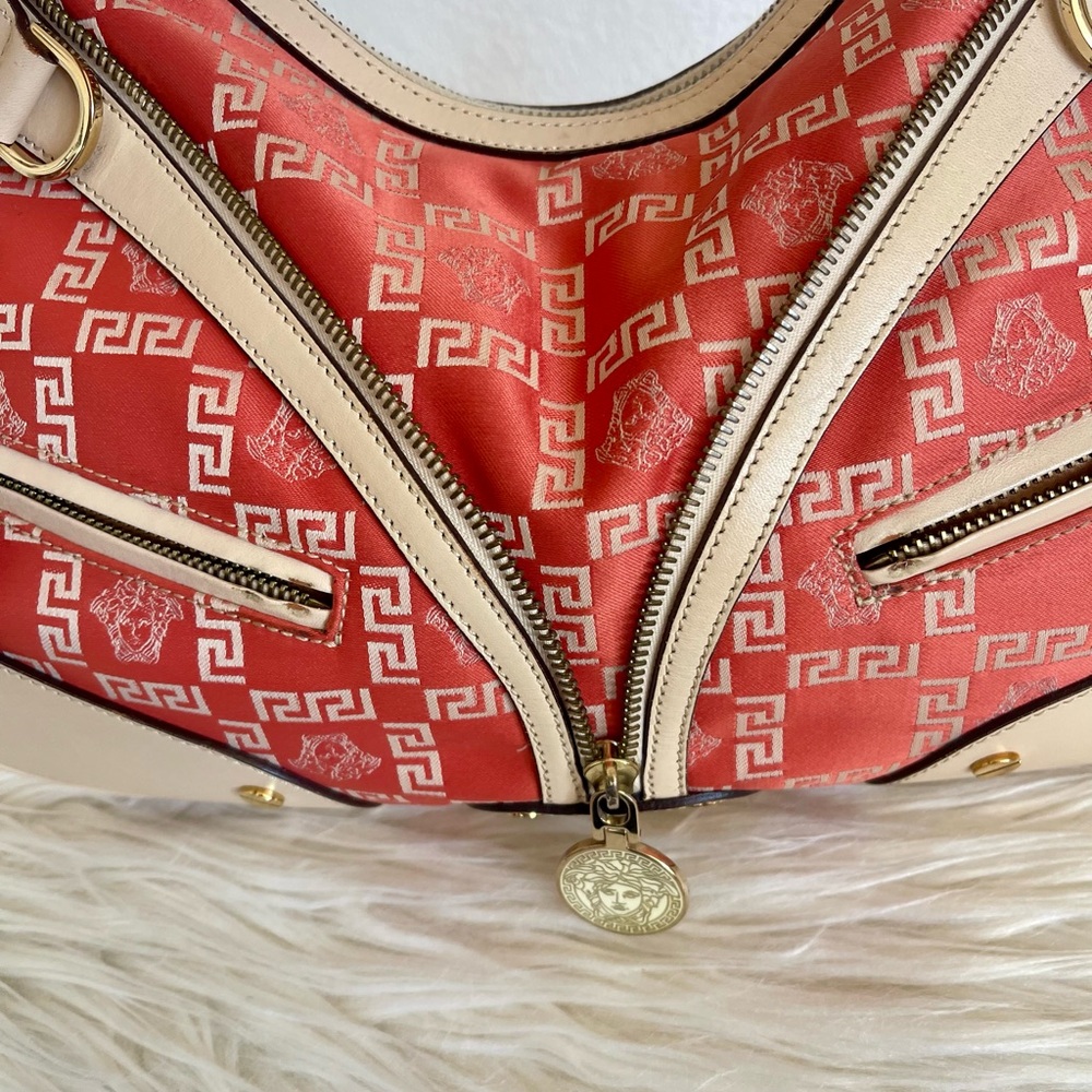 EUC Versace Medusa Head Logo Hobo Bag - Picture 8 of 11